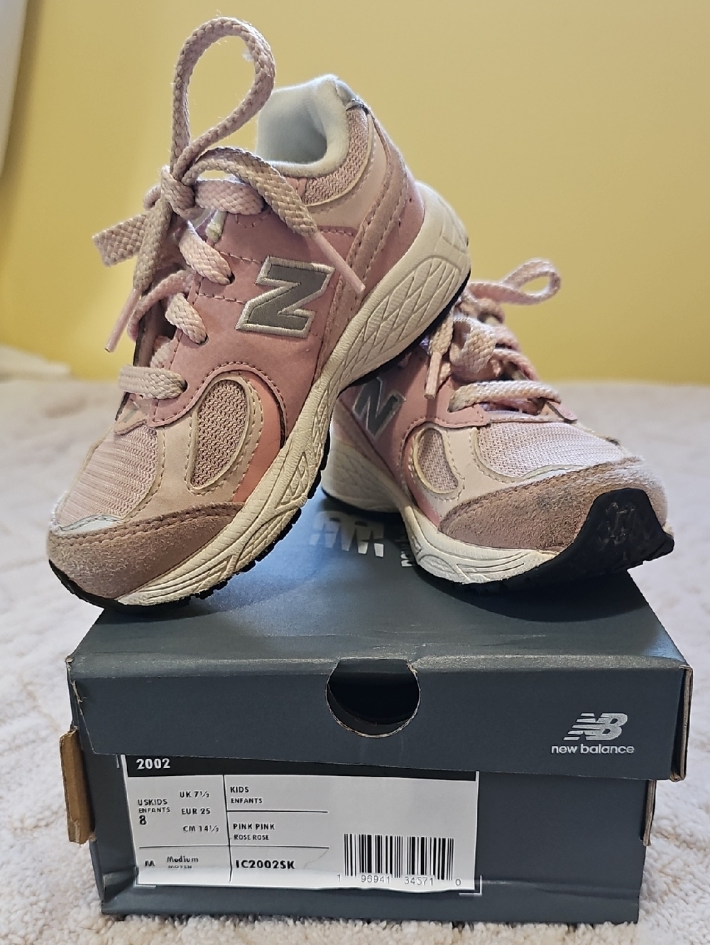 New Balance 2002 Athletic Shoe - Baby / Toddler - Pink Sand / Quartz Pink - Picture 5 of 6
